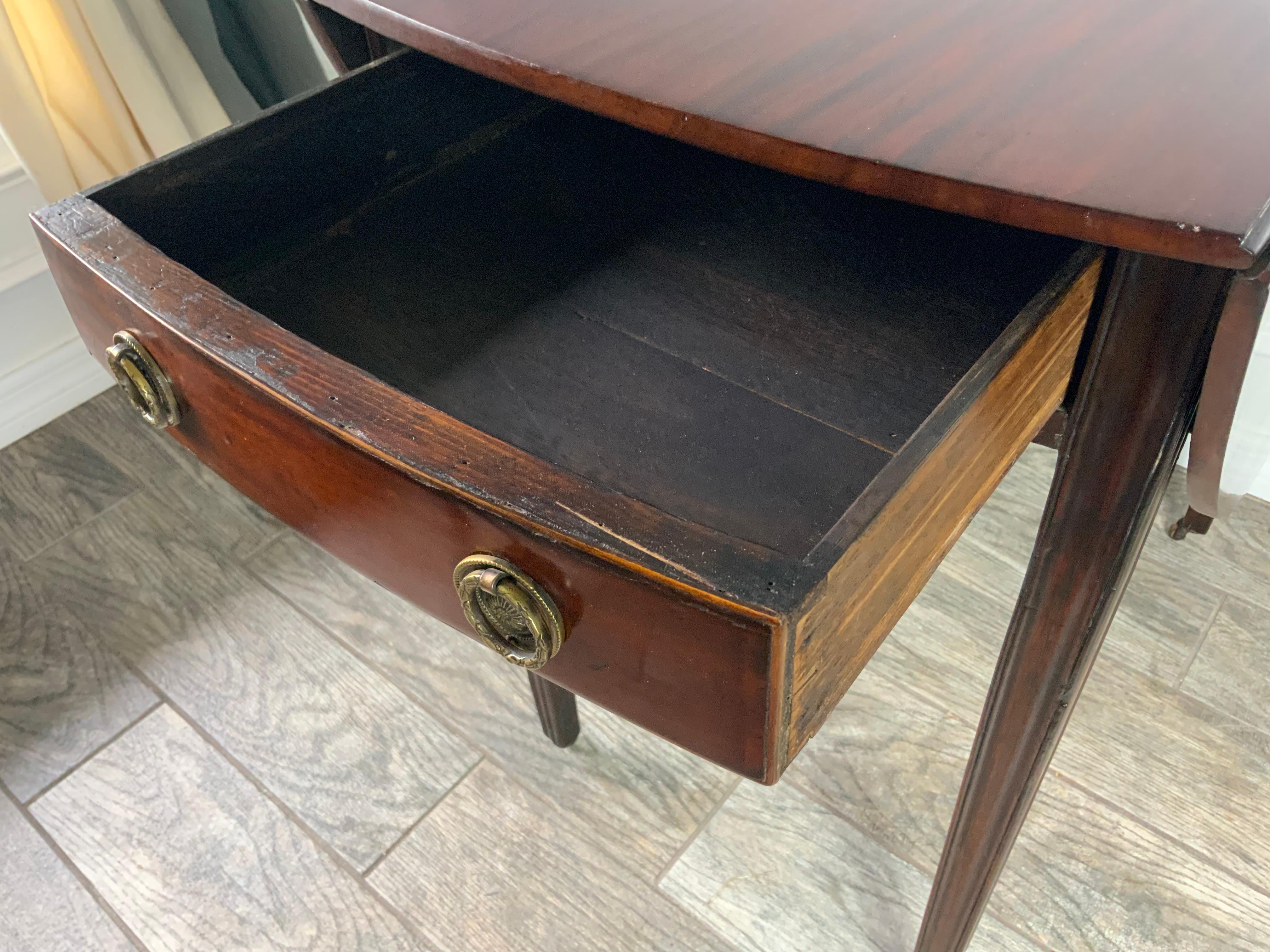 George 111 Mahogany Pembroke Table For Sale 1