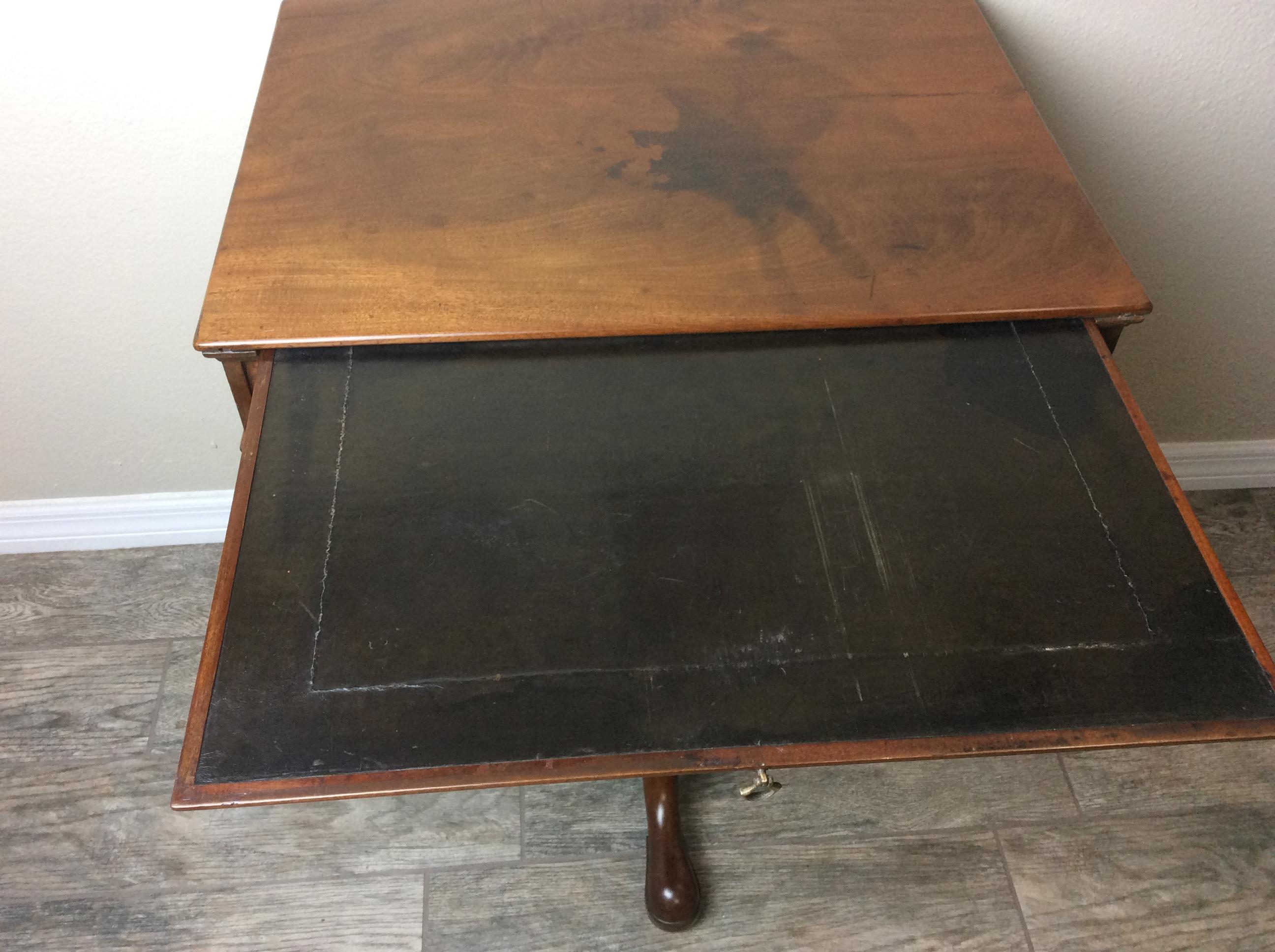 George 111 Mahogany Work / Writing Table For Sale 7