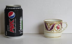 George 111 Minton Porcelain Coffee Can Hand Painted in Pattern 791, Ca 1805