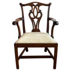 George 111 period Chippendale Armchair finely carved, Circa 1760