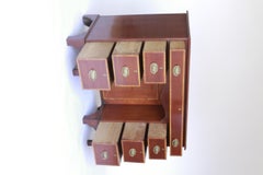 George 111 Period Mahogany & inlaid Kneehole desk