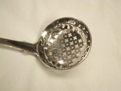 George 111 Silver Fiddle Pattern Sifter Spoon, London, 1812