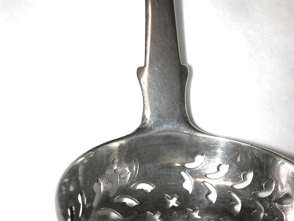 George III George 111 Silver Fiddle Pattern Sifter Spoon, London, 1812