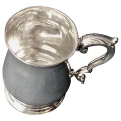 George 111 Silver Tankard Dated 1767, Assayed in London, Maker John French