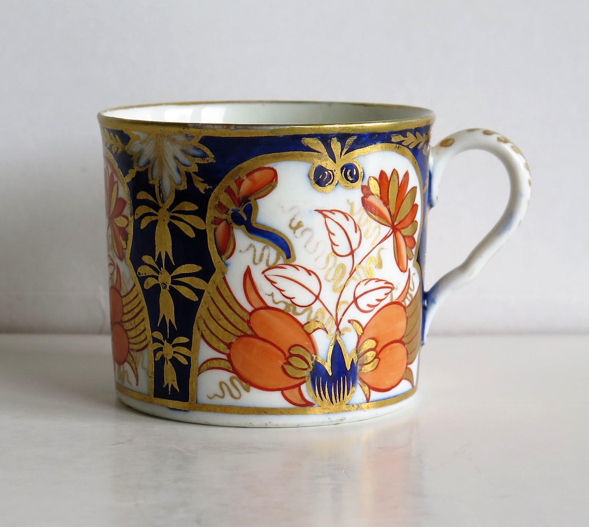 Georgian George Third Coalport John Rose Porcelain Coffee Can, circa 1810