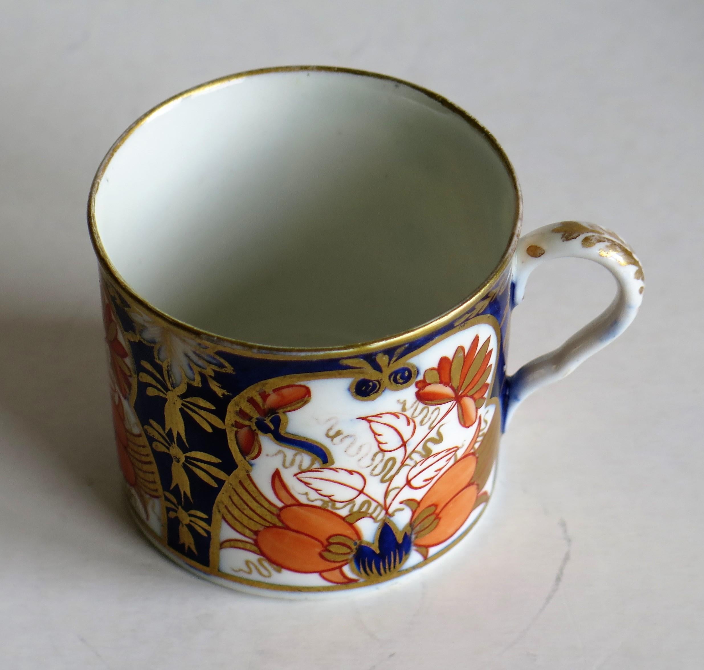 19th Century George Third Coalport John Rose Porcelain Coffee Can, circa 1810