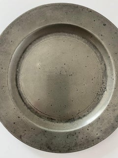 George 111rd Pewter Plate fully London stamped , English Circa 1760