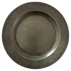 George 111rd Pewter Plate fully London stamped , English Circa 1760