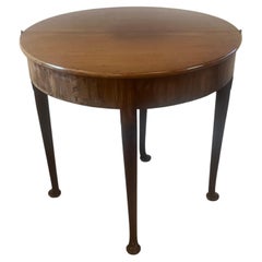 Tavolo da tè o da carte pieghevole George 1st con apertura a forma circolare, inglese, 1720 ca.