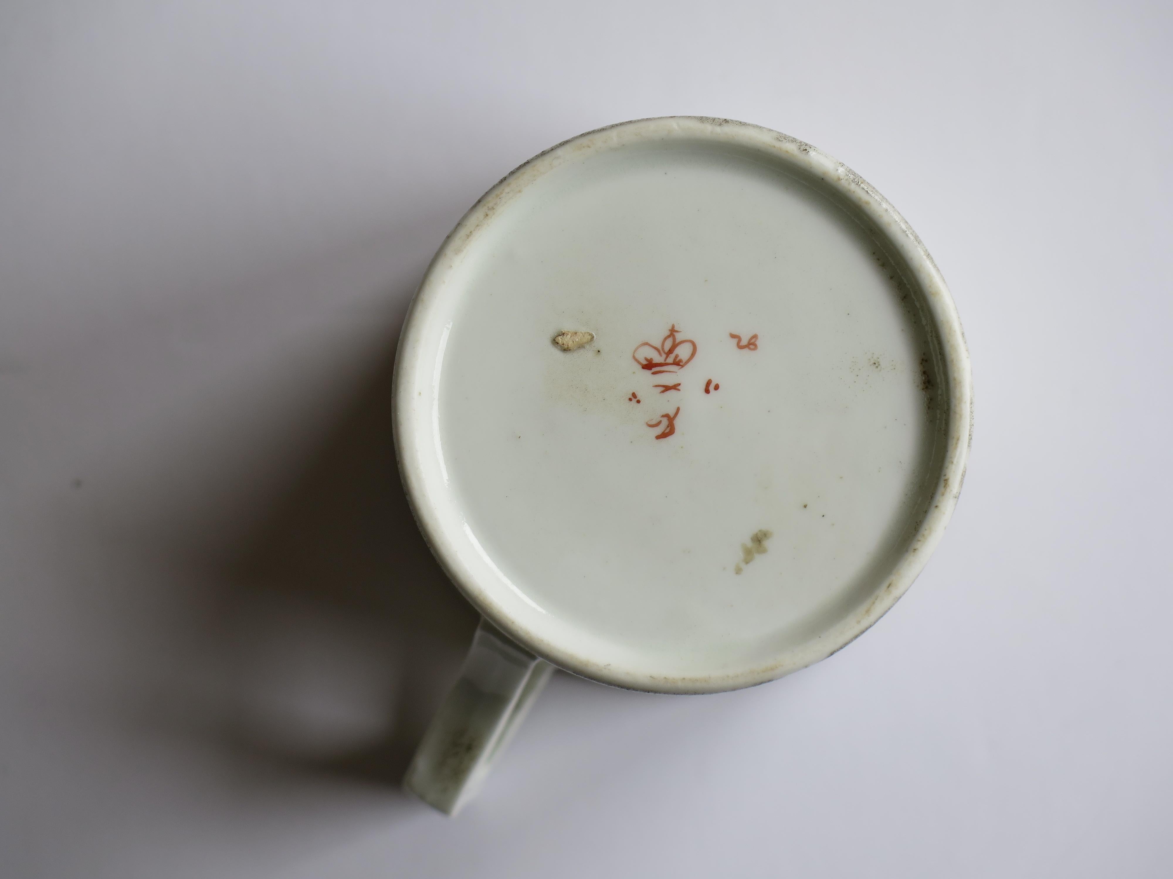 George 3rd Derby Coffee Can Chantilly Sprigs Pattern 129, circa 1805-1810 11