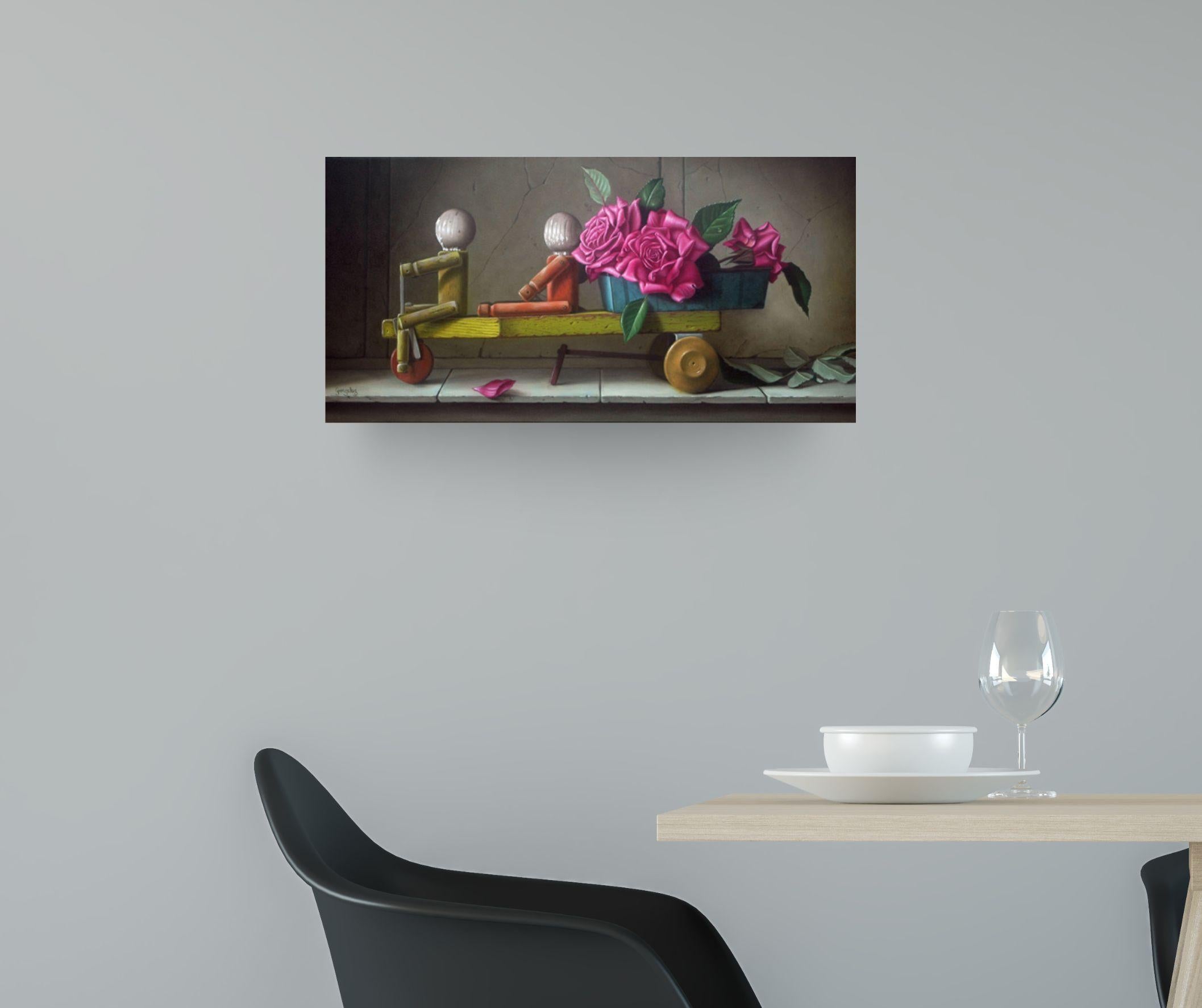 Dieses außergewöhnliche Kunstwerk ist derzeit in der Signet Contemporary Art Gallery und online ausgestellt und zu verkaufen.

Dieses exquisite Stillleben mit dem Titel 