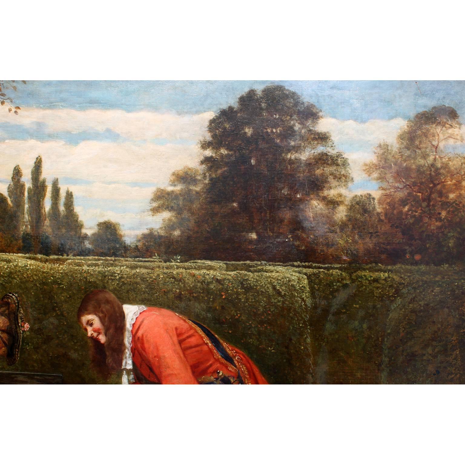 Gesso George Adolphus Storey Oil on Canvas 