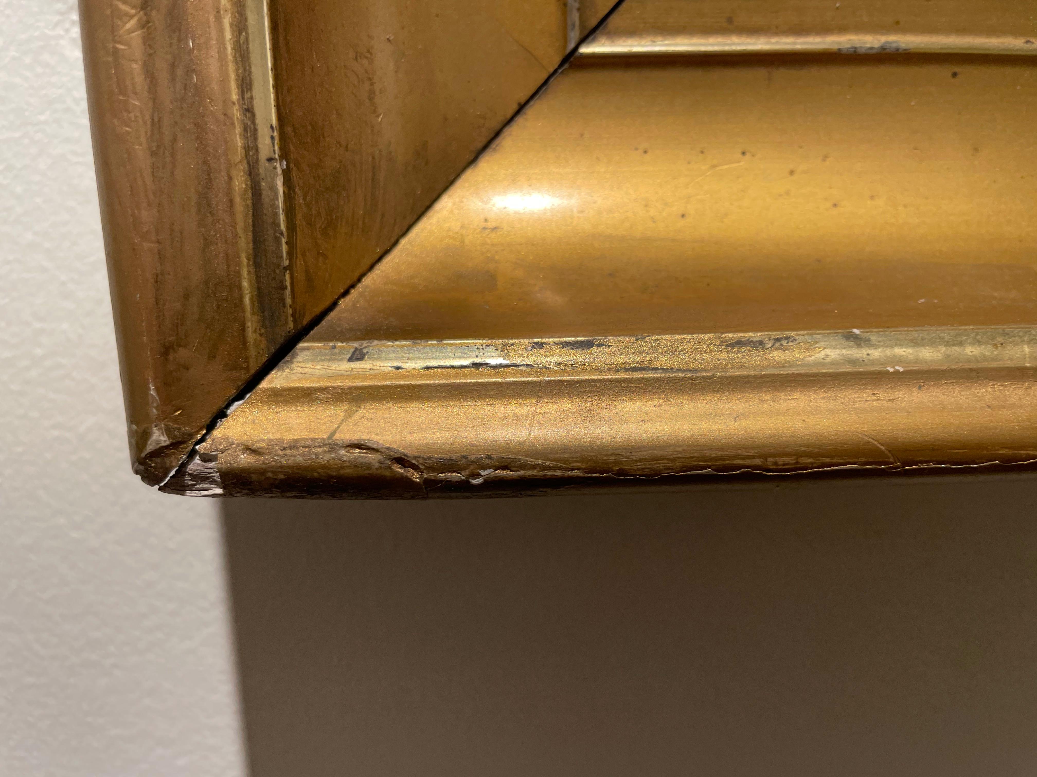 20e siècle Paysage d'une grange avec meules de foin, Cleveland School Artist en vente 8