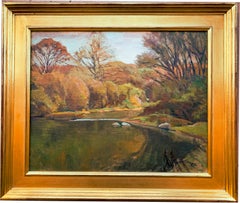 "Bend Along the Chagrin" George Gustav Adomeit (American 1898-1952)