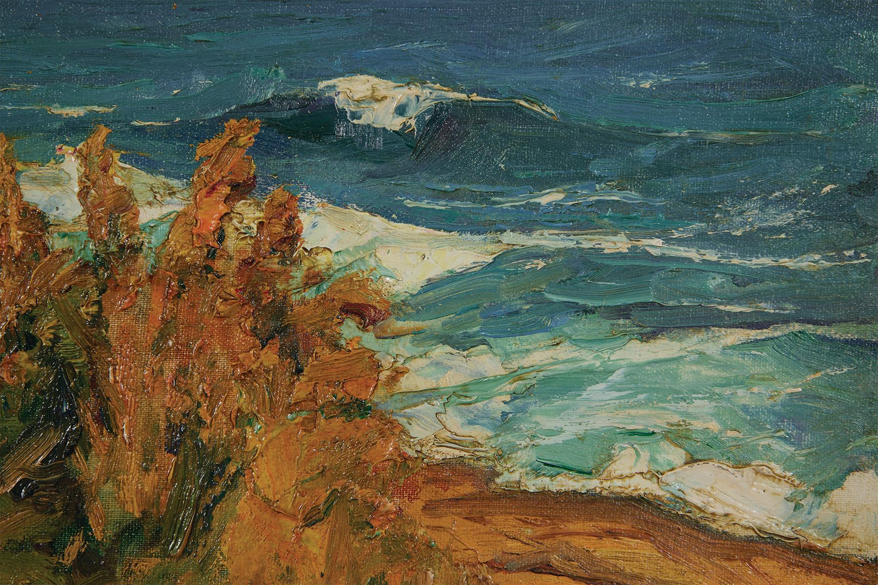 Cape Ann Coast, Meereslandschaft/Landschaft Western Massachusetts, Cleveland School im Angebot 1