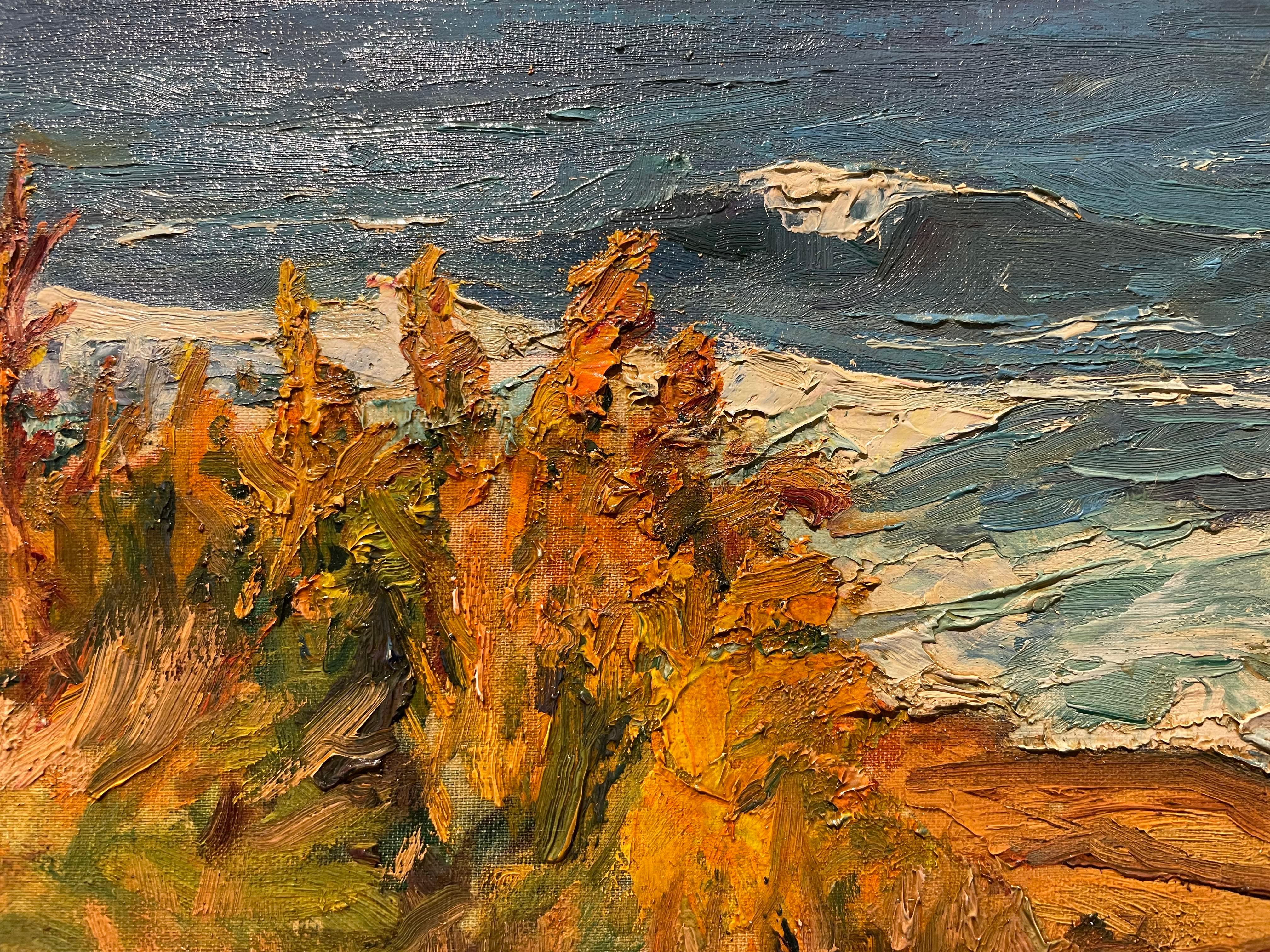 Cape Ann Coast, Meereslandschaft/Landschaft Western Massachusetts, Cleveland School im Angebot 4