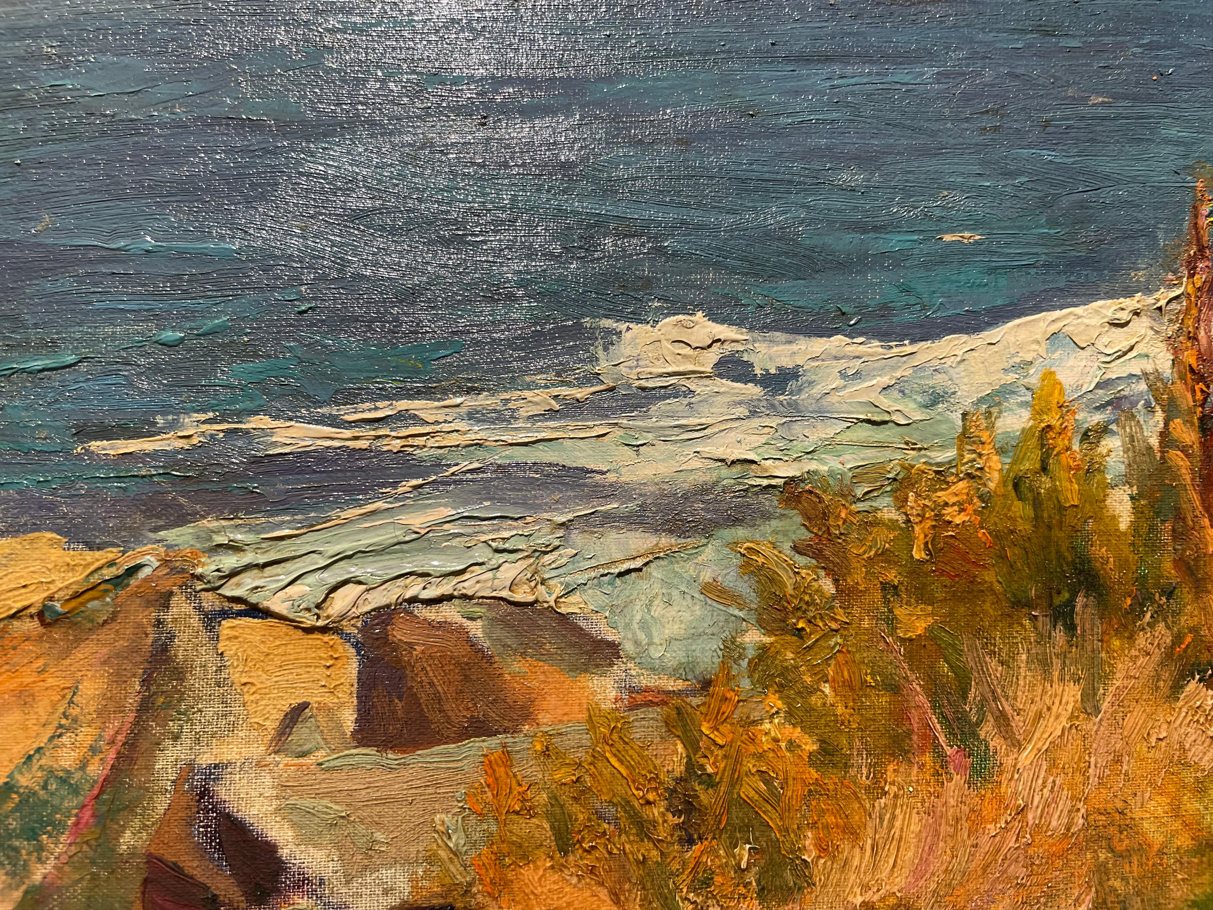 Cape Ann Coast, Meereslandschaft/Landschaft Western Massachusetts, Cleveland School im Angebot 5