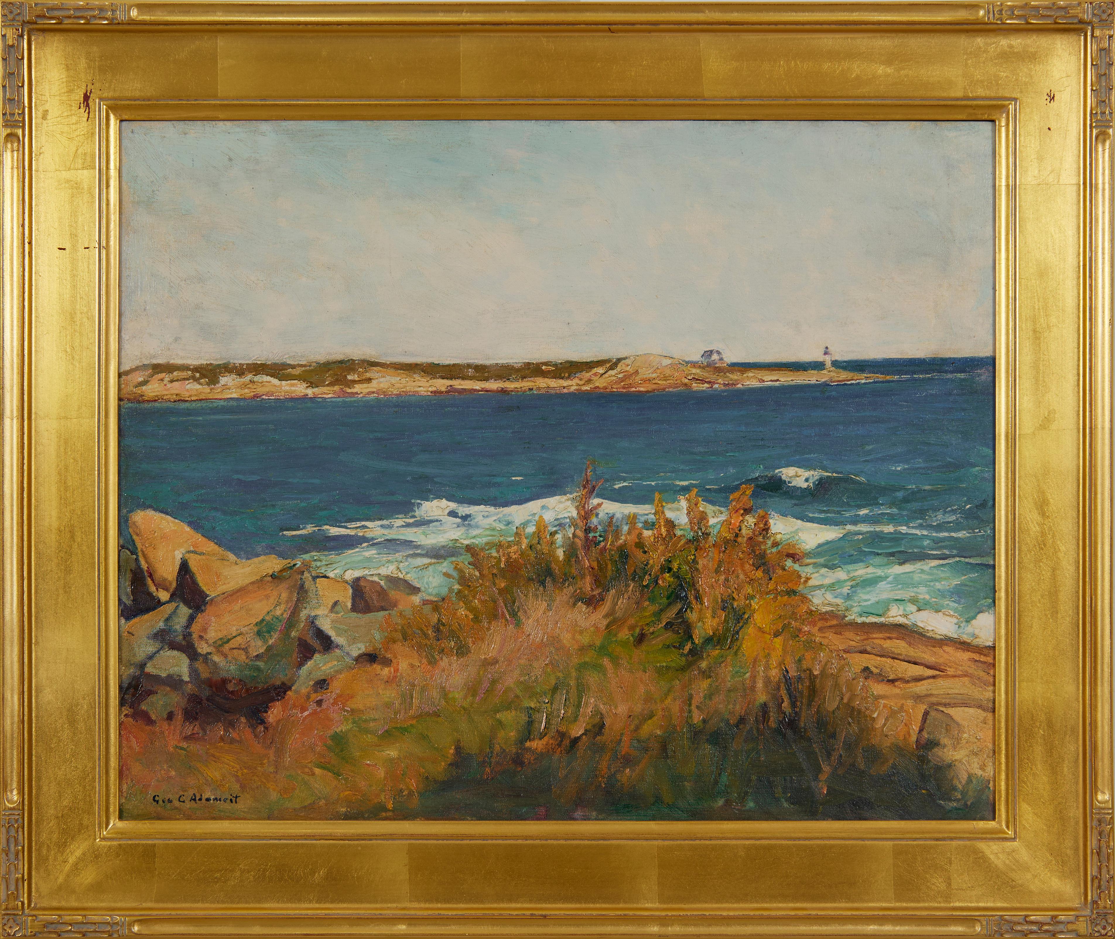 Côte du Cap Ann, paysage marin/paysage de l'ouest du Massachusetts, école de Cleveland