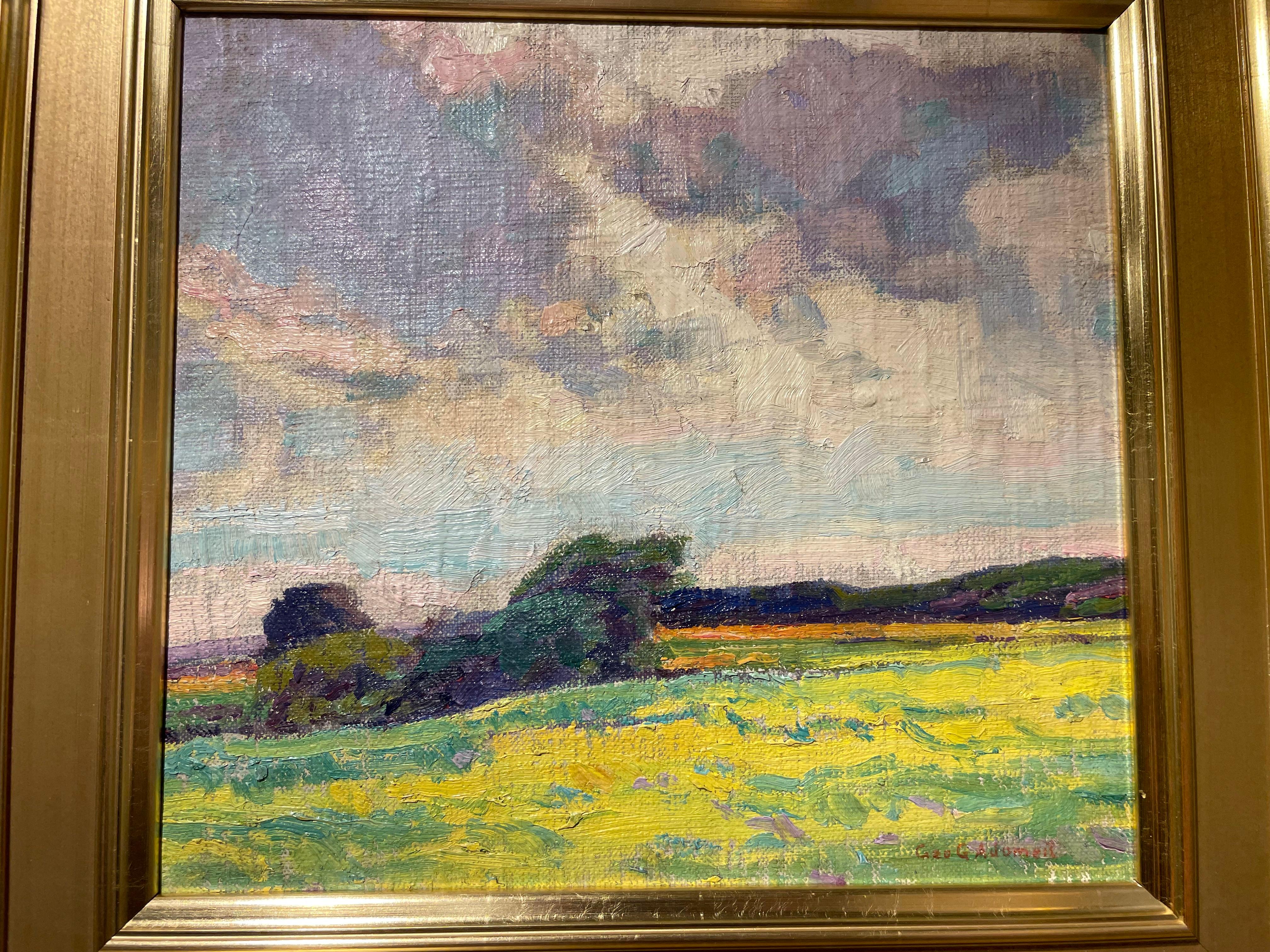 Early 20th Century Summer Landscape, Cleveland School Artist For Sale 3