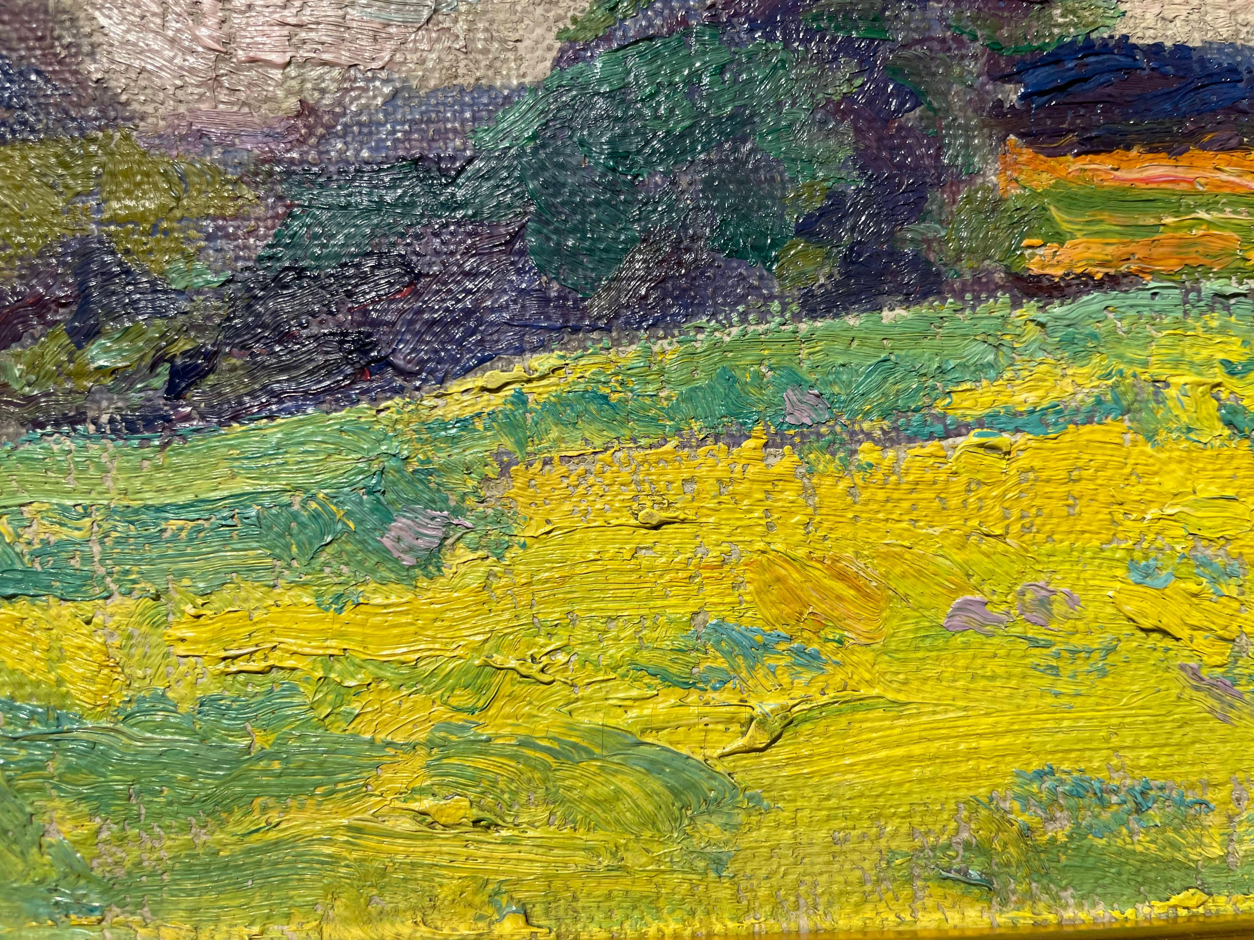 Early 20th Century Summer Landscape, Cleveland School Artist For Sale 1