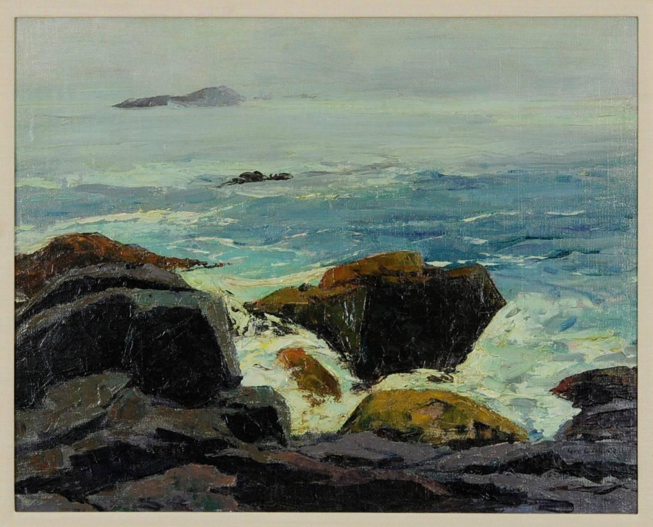 Paisaje marino - Painting de George G. Adomeit