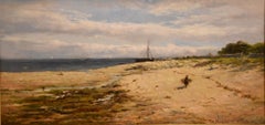 Oil Painting by George Aikman "A Scottish Coastal View"