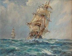 George Albert Harris (American 1913 - 1991); Coming Home; oil on canvas;