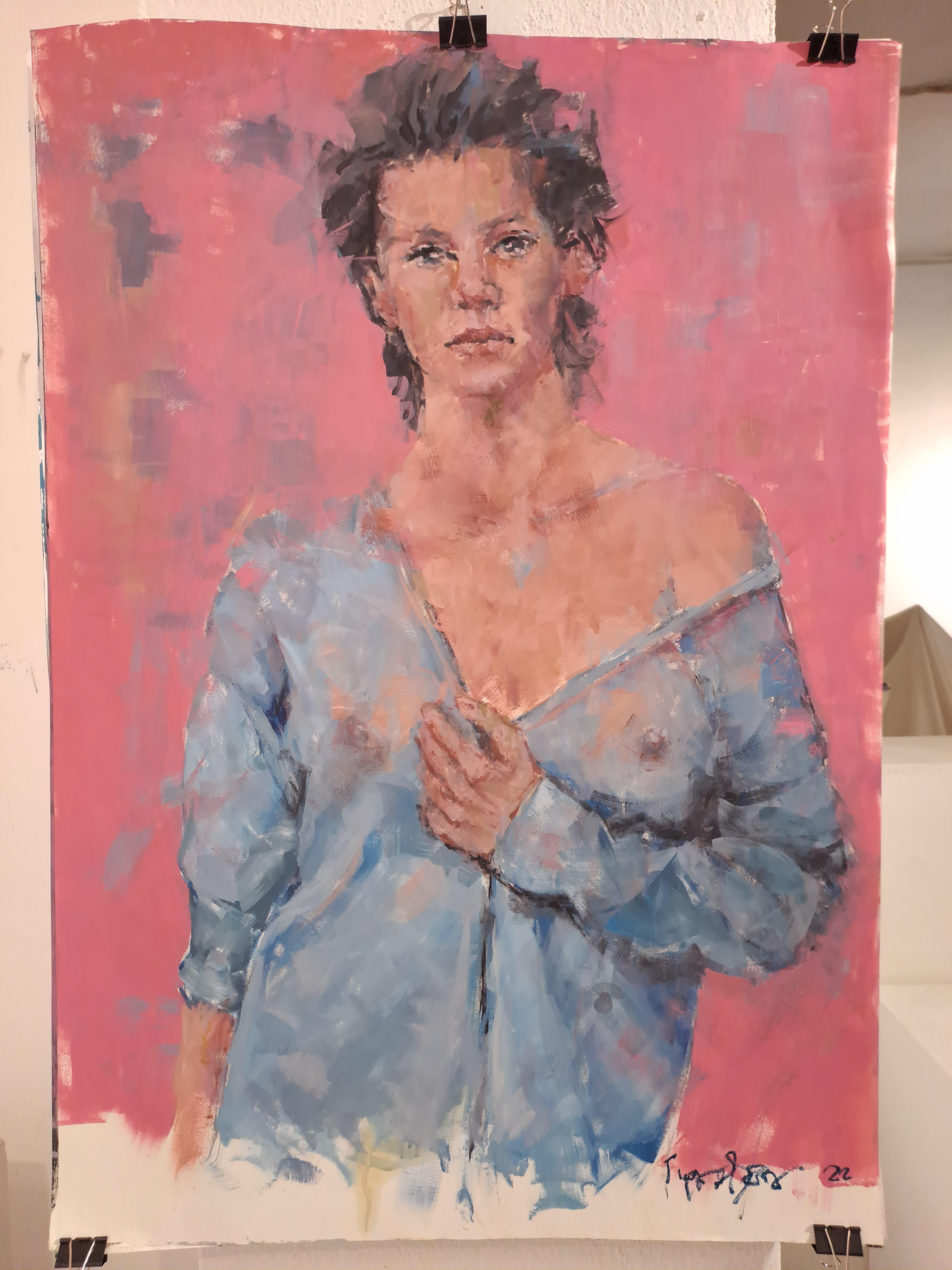 senza titolo - Painting Contemporaneo di George Alekou