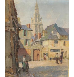 George Ames Aldrich "Caudebec-en-Caux."