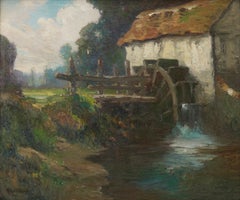 Normandy Watermill, French Countryside Landscape