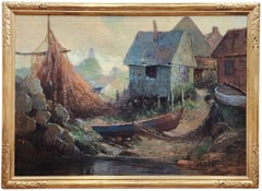 George Ames Aldrich - Rockport, Massachusetts, Harbor Scene Rockport, Massachusetts, Harbor Scene
