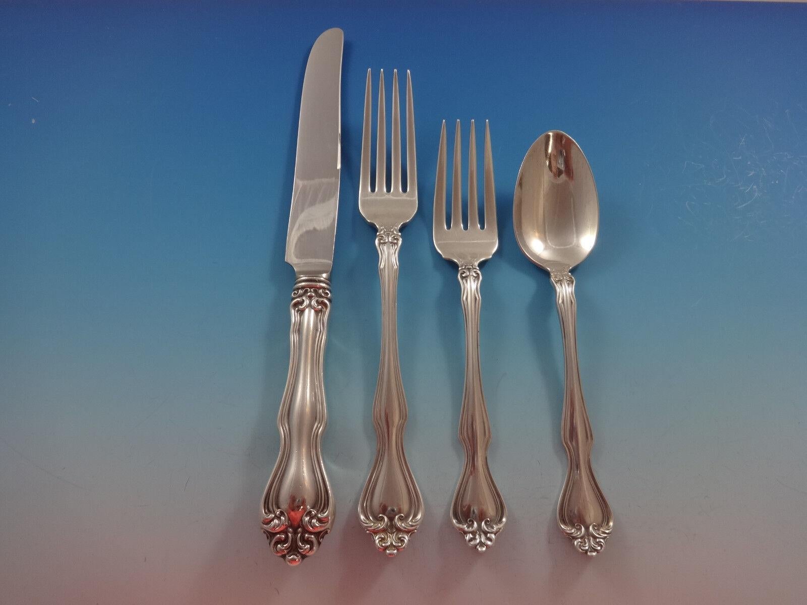 George and Martha by Westmorland Sterling Silver Flatware Set 12 Service 53 Pcs en vente 3