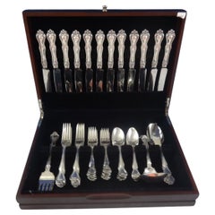 George and Martha by Westmorland Sterling Silver Flatware Set 12 Service 53 Pcs
