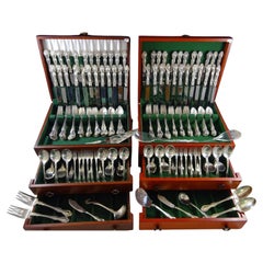 George and Martha by Westmorland Sterling Silver Flatware Set 48 Service 300 Pcs
