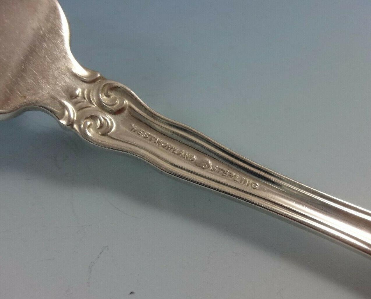 20ième siècle Service de couverts en argent sterling George and Martha par Westmorland, 8 personnes, 38 pièces en vente