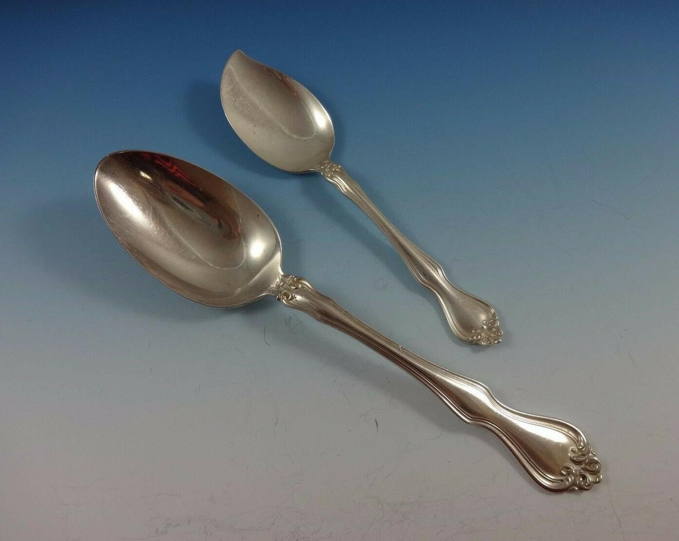 Service de couverts en argent sterling George and Martha par Westmorland, 8 personnes, 38 pièces en vente 2