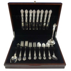 Retro George and Martha by Westmorland Sterling Silver Flatware Set Service 35 Pieces