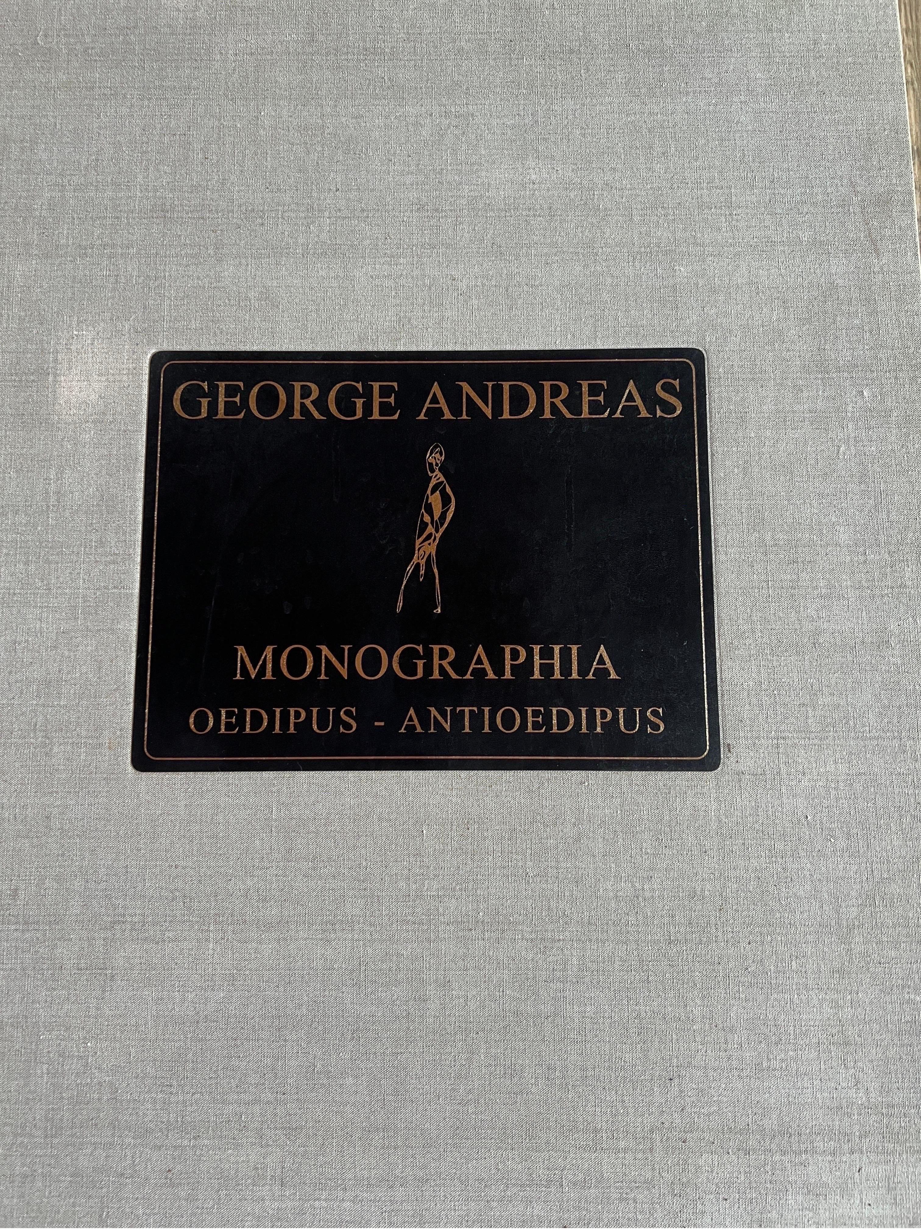 Monographia Oedipus - Antioedipus - Imperialistic Capitalism - Heretical Ochlocracy, Andreas Studio, circa 2004, comprising 18 lithograph reproductions of original oil on canvas paintings, printed in color on unbound archival paper, each
