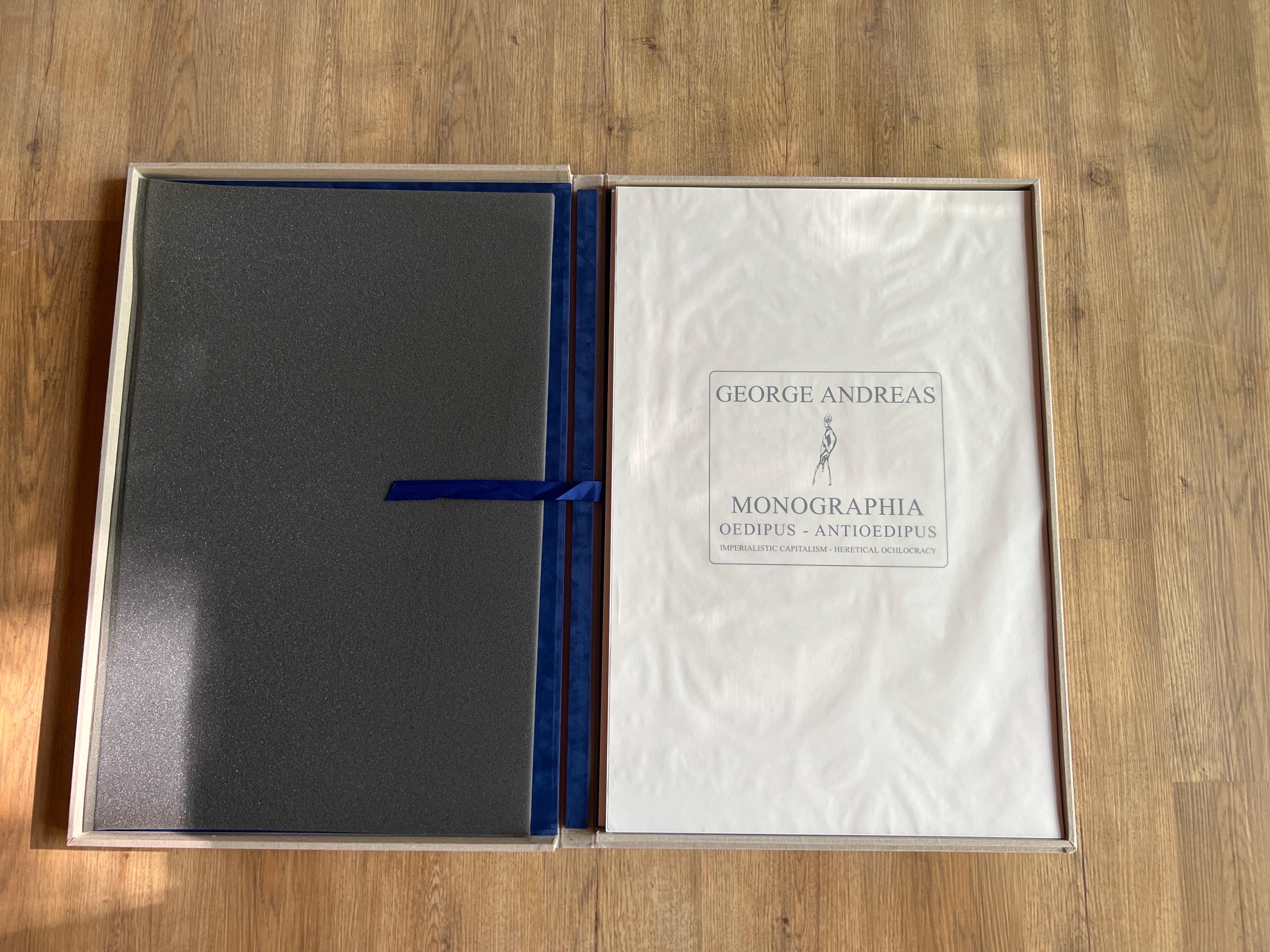 George Andreas Monographia Elephant Portfolio Complete 18 Pc Set In Good Condition For Sale In Atlanta, GA