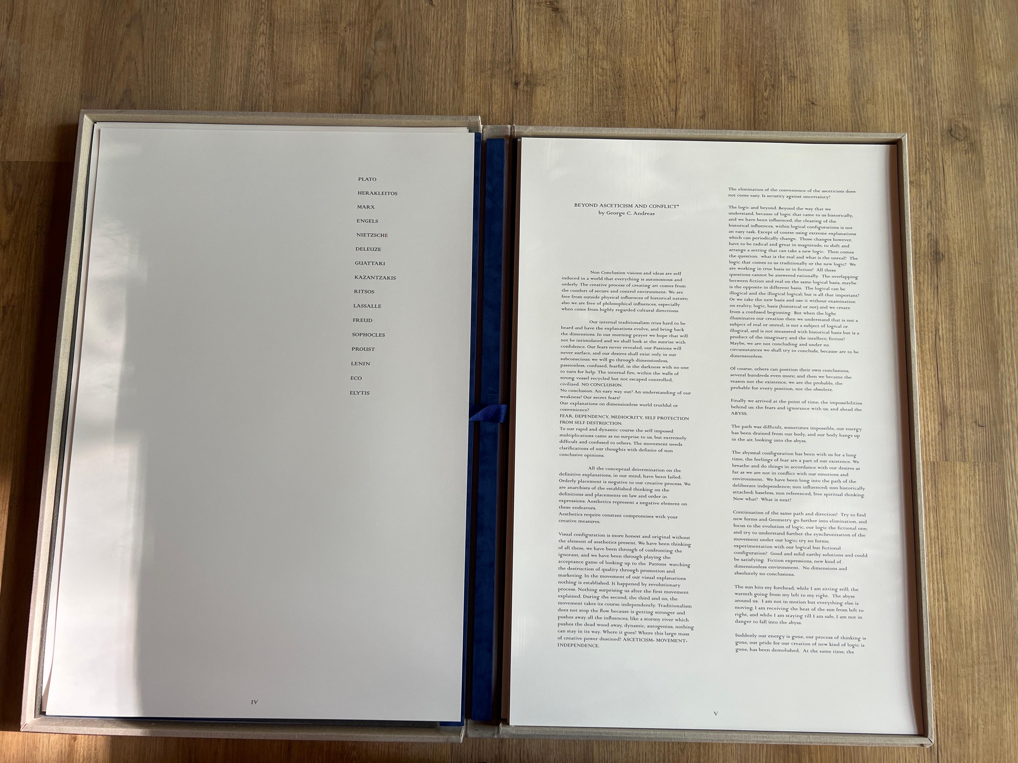 Contemporary George Andreas Monographia Elephant Portfolio Complete 18 Pc Set For Sale
