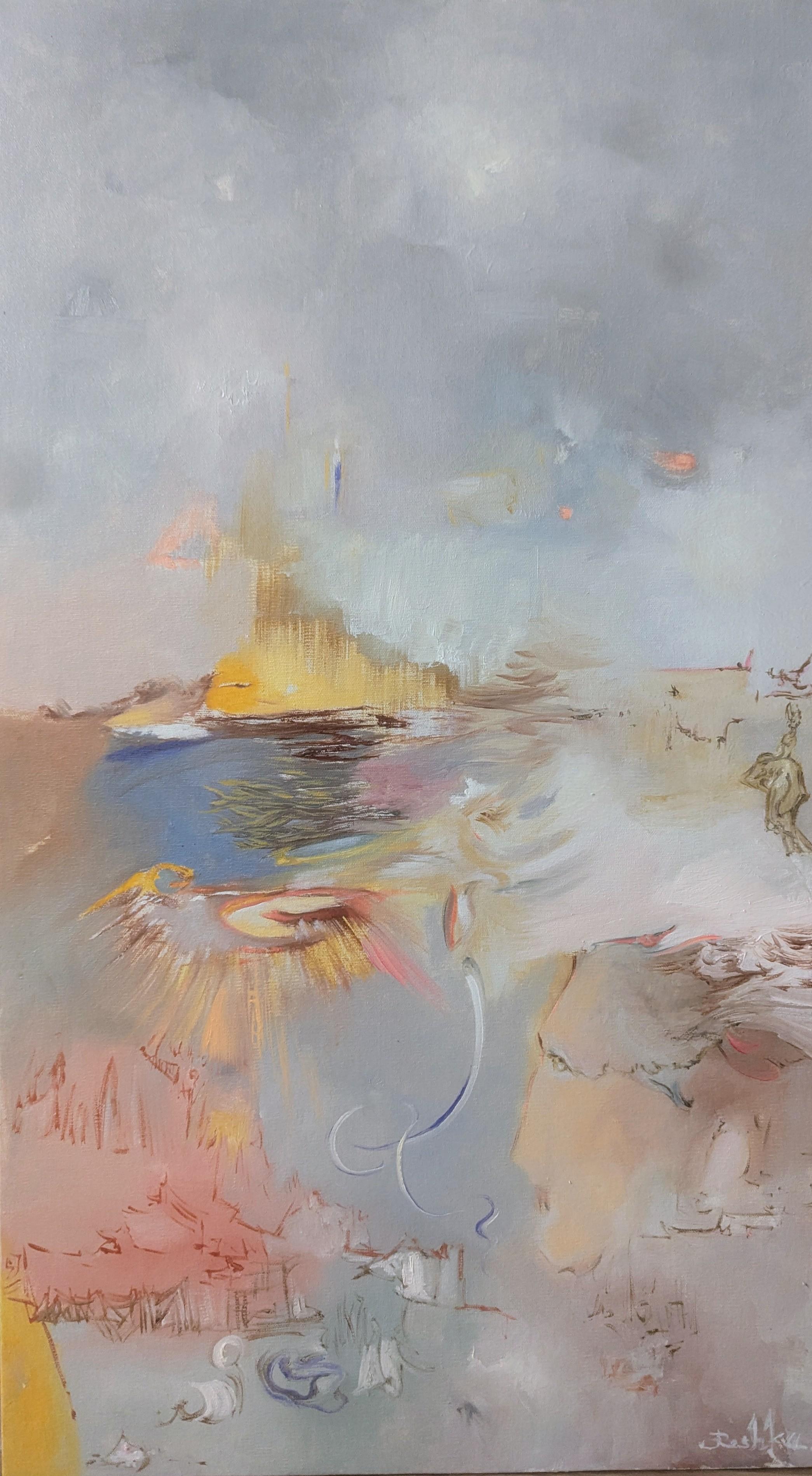 Óleo sobre lienzo,

George Areshidze (Reshka) es un artista georgiano nacido en 1977 que vive y trabaja en Tiflis, Georgia. Su técnica pictórica va más allá del expresionismo abstracto, y lo más apropiado sería considerar su obra como un género