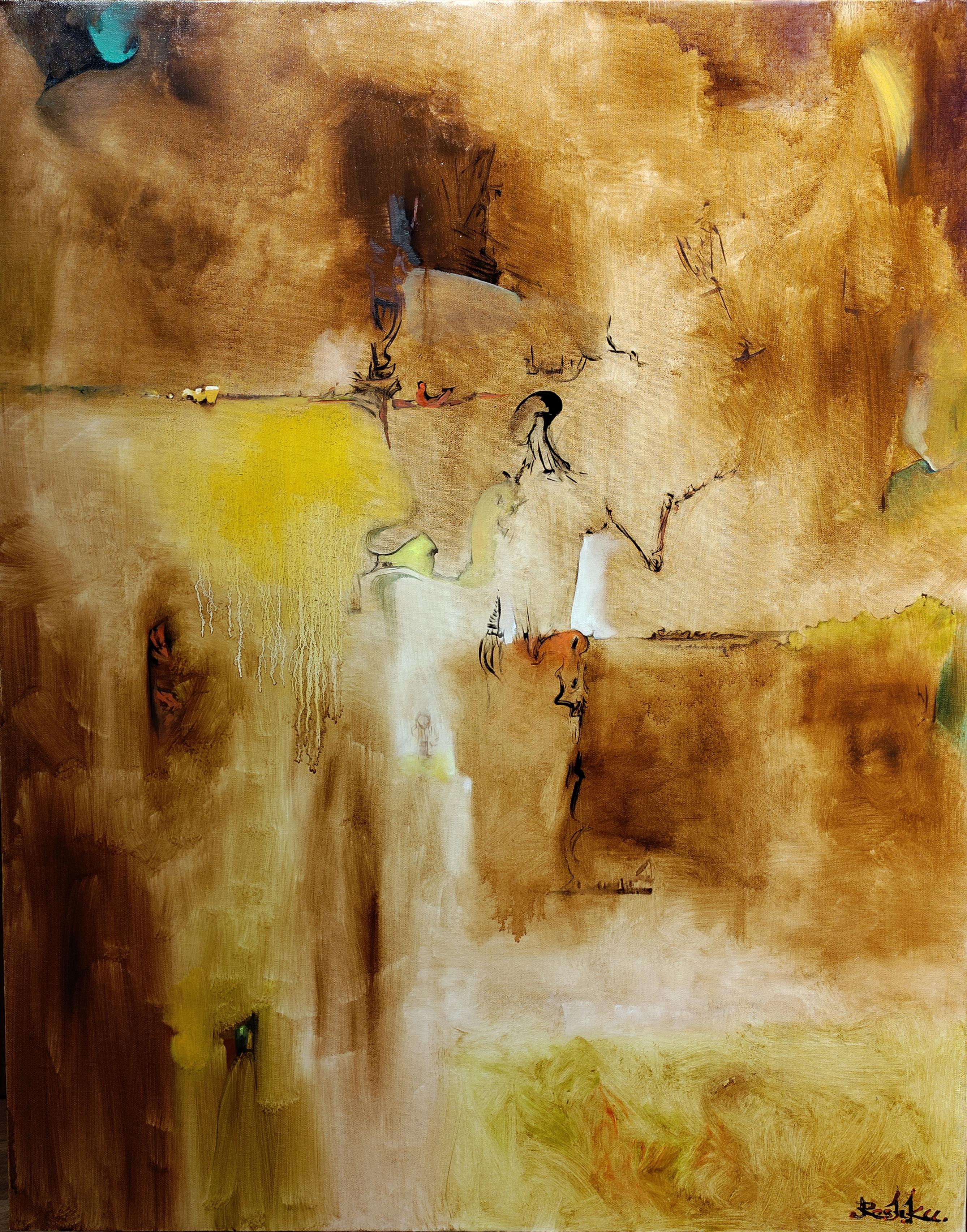 Oil on canvas,

George Areshidze (Reshka) is a Georgian artist born in 1977 who lives and works in Tbilisi, Georgia. His painting technique goes beyond abstract expressionism, and it would be most appropriate to view his work as an individual,