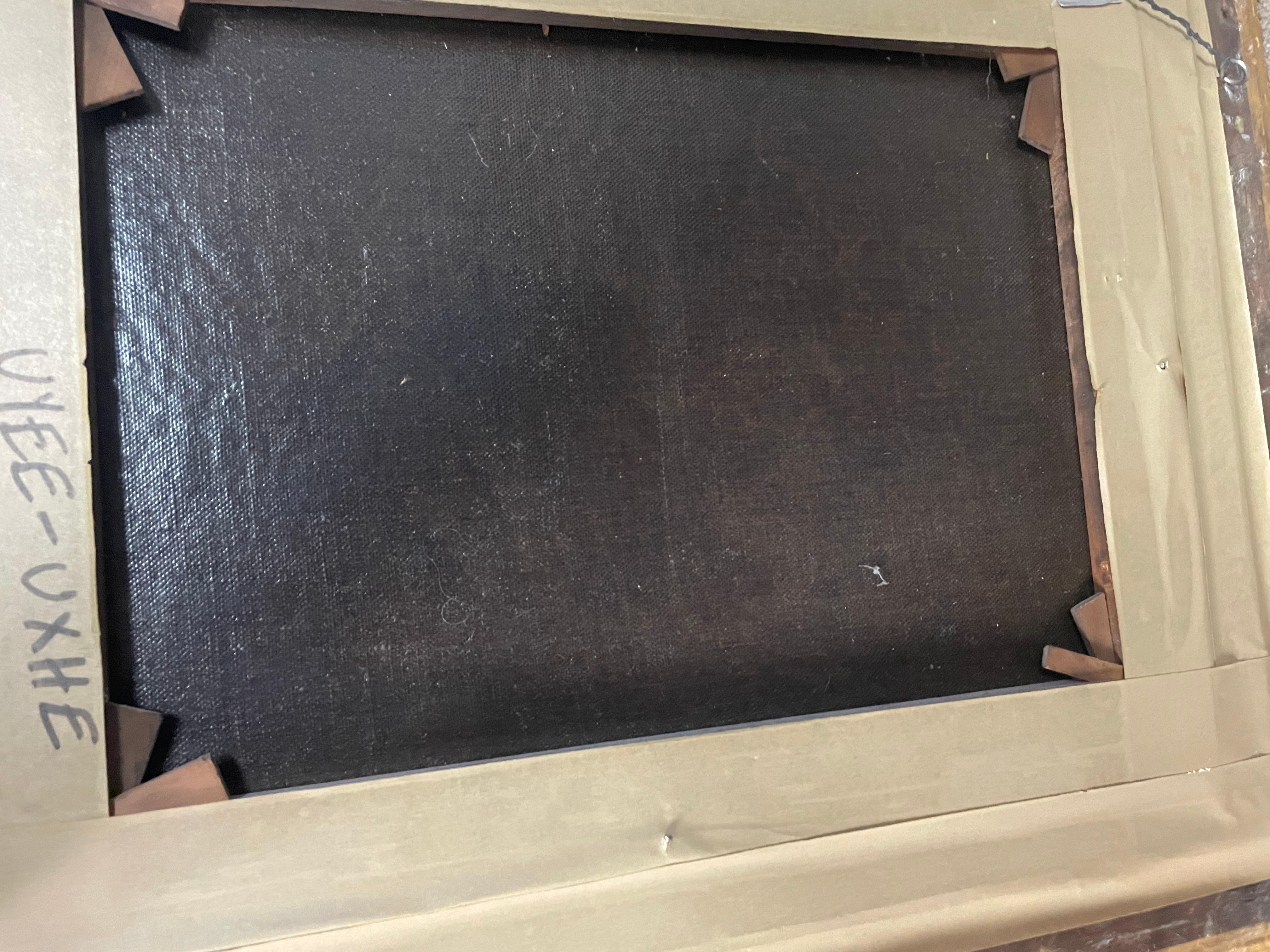 19. Hund Gemälde auf Leinwand im Angebot 2