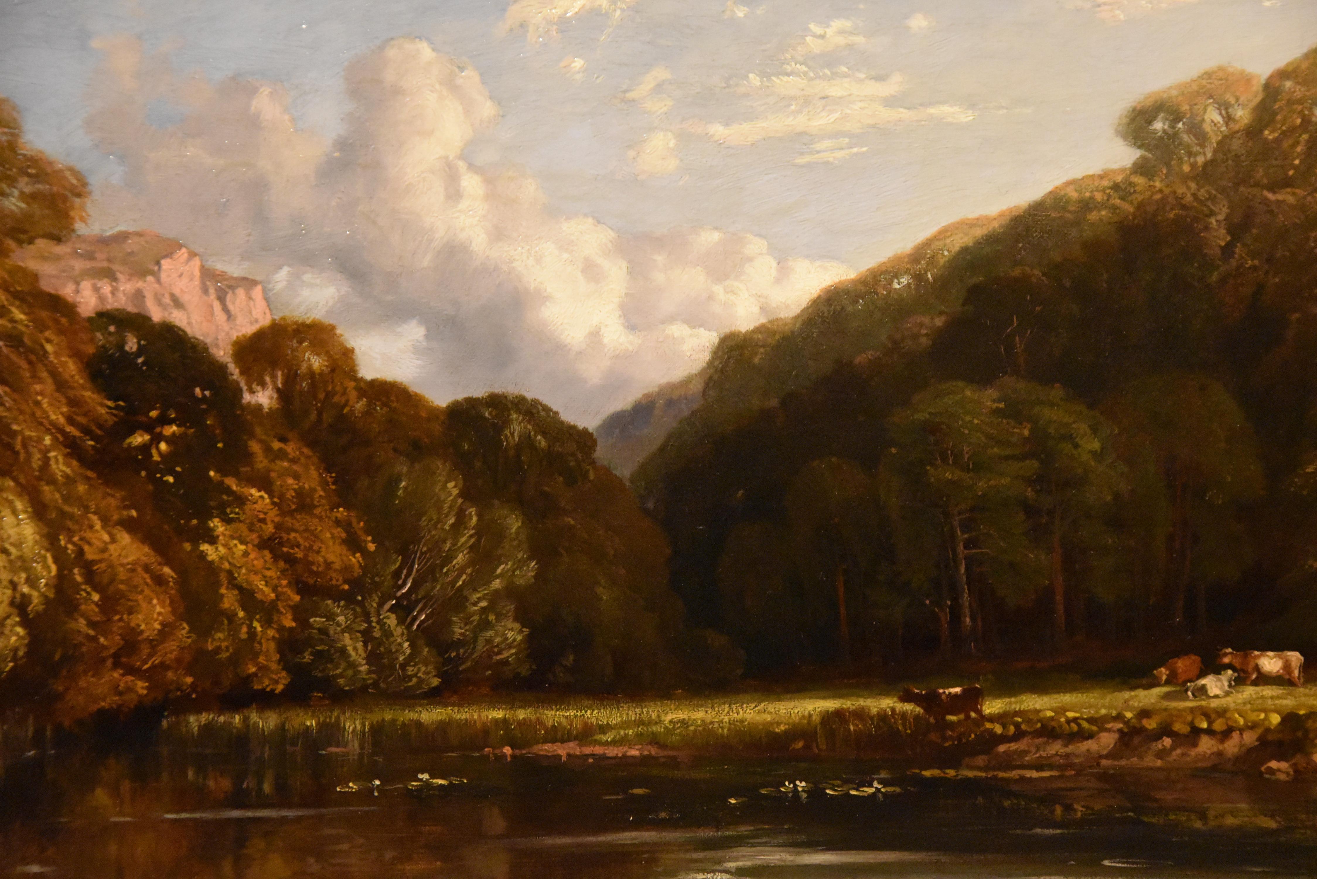Peinture à l'huile « A Woodland Scene » de George Arthur Fripp, R.W.S. en vente 2