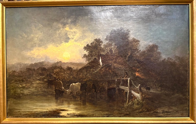 George Augustus Williams　F6　油絵　昭和50年購入 George Augustus Williams F6 油絵 昭和50年購入 - メルカリ