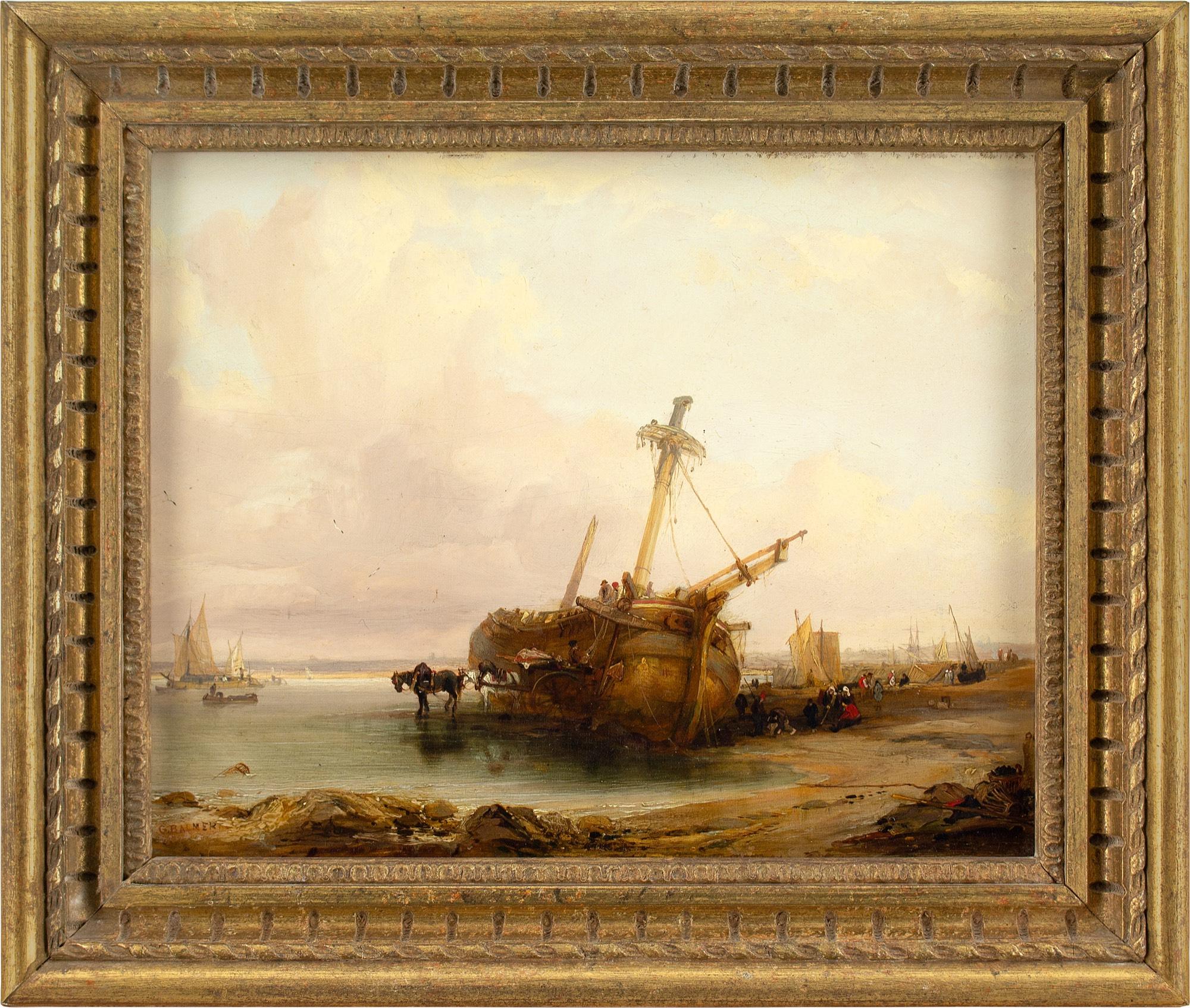 George Balmer, The Dismantled Dutchman, Oil Painting 