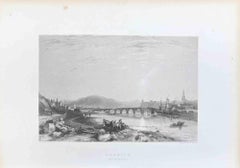 Berwick (from the South East) - Lithograph By George Balmer - 19th Century