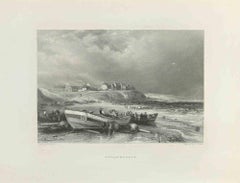 Cullercoats - Etching By George Balmer - 1845
