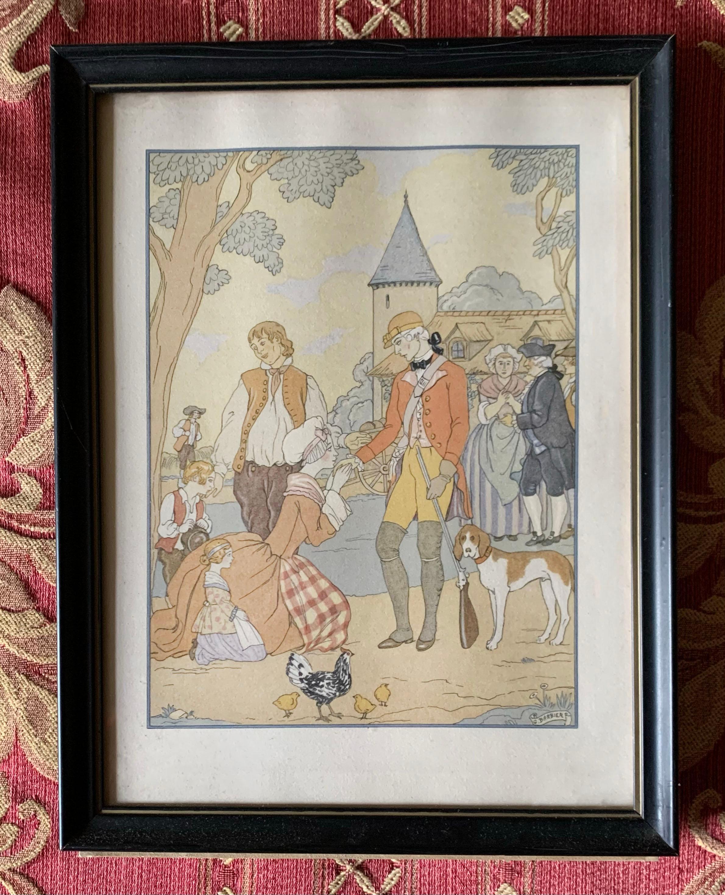 Fashionable illustrations by George Barbier based on the novel « Les liaisons dangereuses » by Laclos. These illustrations are taken from the 1934 edition. This novel deals with the libertinage present in the French nobility in the XVIIIth century.