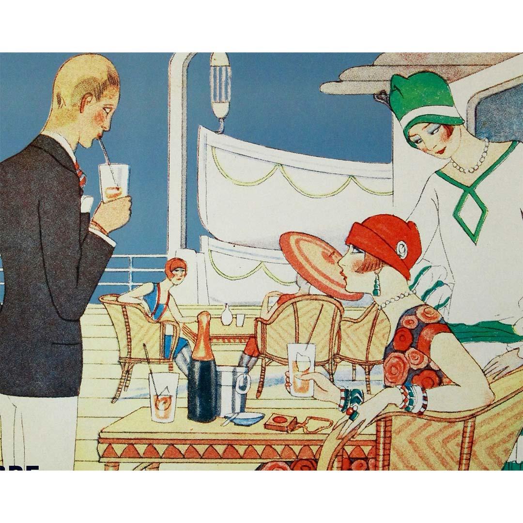 2019 original exhibition poster - elegance of Art Deco For Sale 1